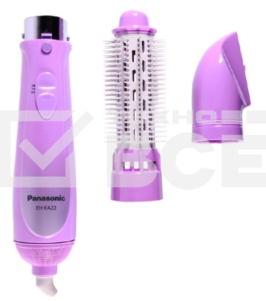 Фен-щетка Panasonic EH-KA22 600Вт фиолетовый/белый
