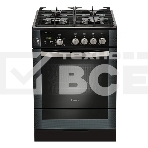 Плита газовая Gefest ПГ 6500-03 0044 черный, конфорок 4 шт, духовка 52 л, 60 см x 85 см x 60 см, фото 1