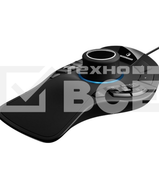 Мышь проводная 3DConnexion SpaceMouse Pro (3DX-700040) черный, 2000 dpi, USB, кнопки - 15