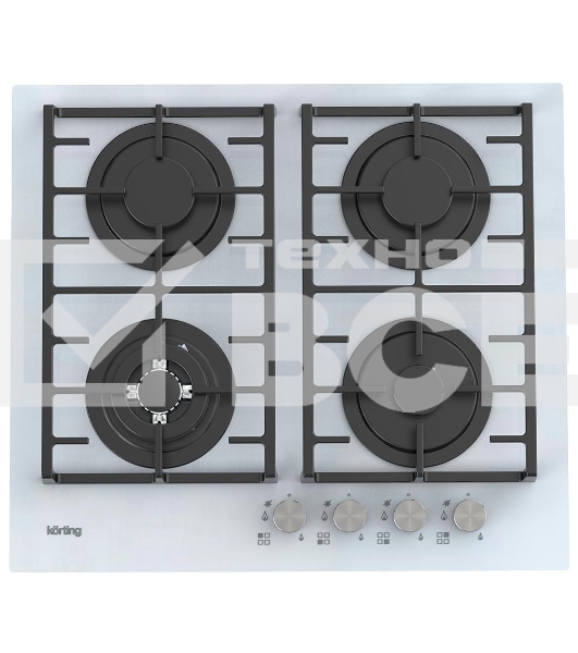 Газовая варочная панель Korting HGG 6825 CTW