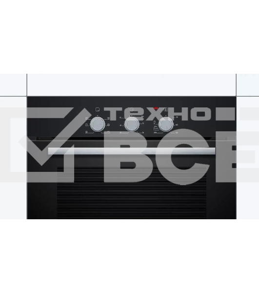Встраиваемый духовой шкаф Bosch HBF011BA0Q 60 x 60 cm Черный, объем 66 литров