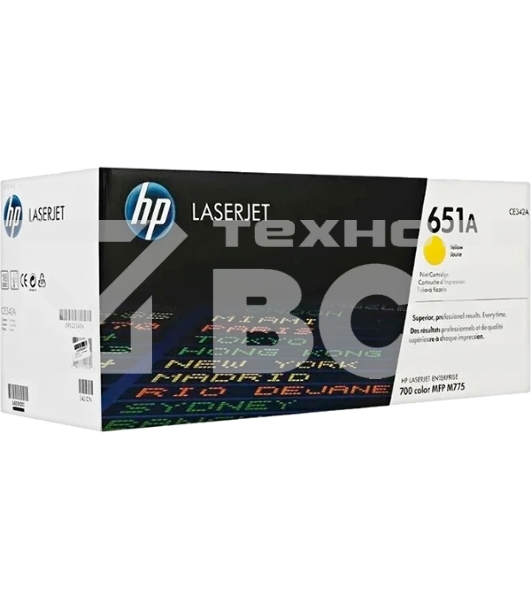 Картридж лазерный HP CE342A желтый LaserJet 700 Color MFP 775 (16000стр.)