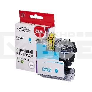 Струйный картридж Sakura LC565C для Brother, голубой, 14,4 мл., 1200 к.