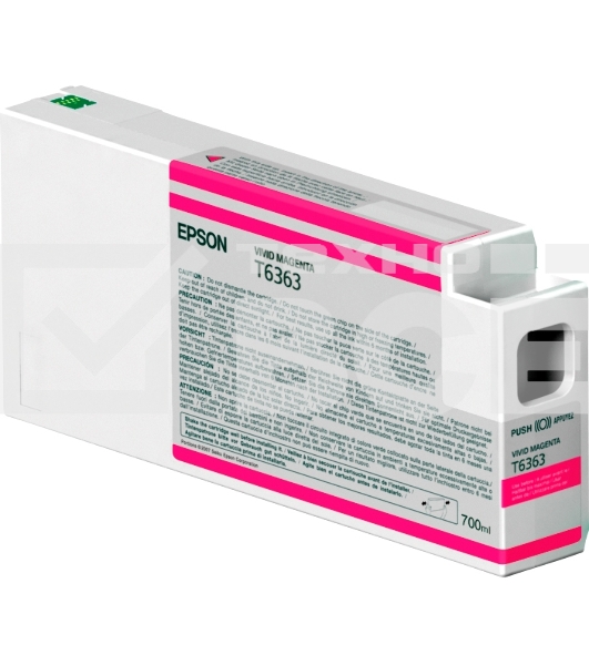 Картридж струйный Epson C13T636300 пурпурный (700 мл) для Stylus 7700, 7890, 7900, 9700, 9890, 9900, WT7900