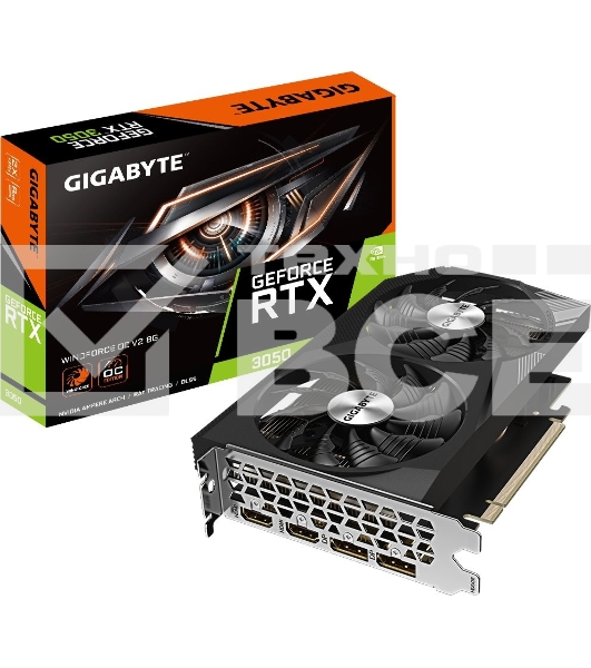 Видеокарта GIGABYTE GV-N3050WF2OCV2-8GD NVIDIA GeForce RTX3050 8Gb GDDR6 128bit 2xHDMI 2xDP