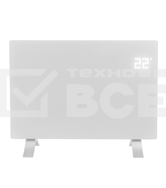 Конвектор Denzel OptiPrime-1500 белый, 1500 Вт, 20 м2, термостат, дисплей, WiFi