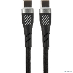 Кабель PERFEO USB C вилка - C вилка, 60W, черный, 1 м., POWER (C1105), фото3