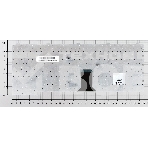Клавиатура для ноутбука Samsung M50, серебристая, фото 1