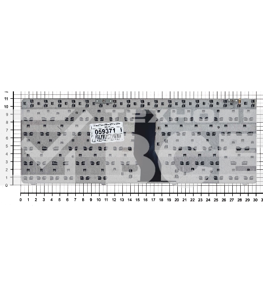 Клавиатура для ноутбука DNS 0135740, 0199722 черная