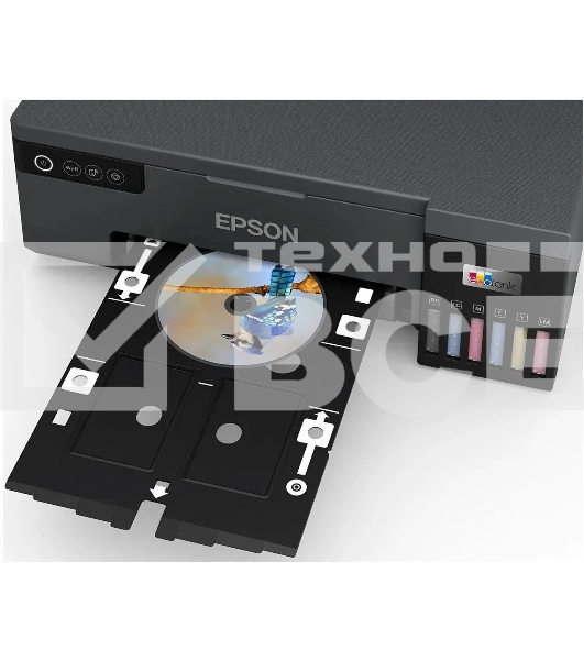 Принтер струйный Epson L8050 (C11CK37405/C11CK37402/C11CK37504/C11CK37507/C11CK37506), A4, цветное, печ. до 8 стр/мин., 1440 x 5760 dpi, USB, Wi-Fi