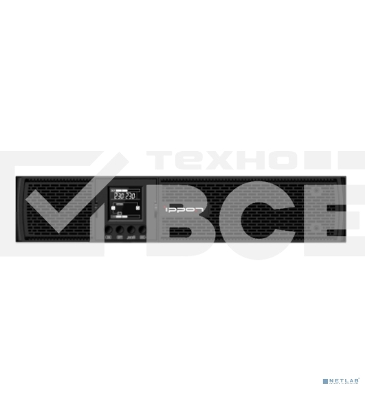 Источник бесперебойного питания Ippon Innova RTB 1000 900Вт 1000ВА черный