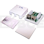 Настенная розетка, 1 порт RJ-45 категории 5е, STP, белая, фото2