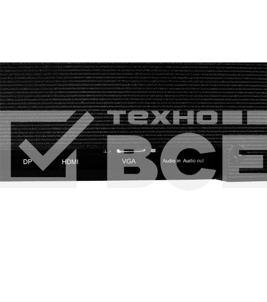 Монитор 23.8' IRBIS MIR View24 IPS 1920x1080, 100 Гц, 5 мс, 16:9, 300 кд/м², VGA, HDMI 2.0, DP 1.2, 3.5 Jack, динамики (2 Вт), HDR10, черный, в реестре Минпромторга