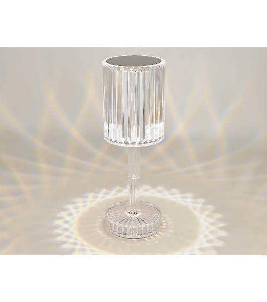 Настольная светодиодная лампа Ambrella light DE8066 CL прозрачный LED 3000K/4200K/6400K 3W
