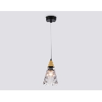 Светильник Ambrella light LH58111 BK/LW/SM черный/светлое дерево/дымчатый E14 max 40W D110*1500, фото6