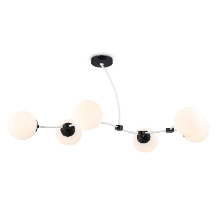 Светитльник Ambrella Light TR2552/6 WH/BK белый/черный E27/6 max 60W 1160*600*450