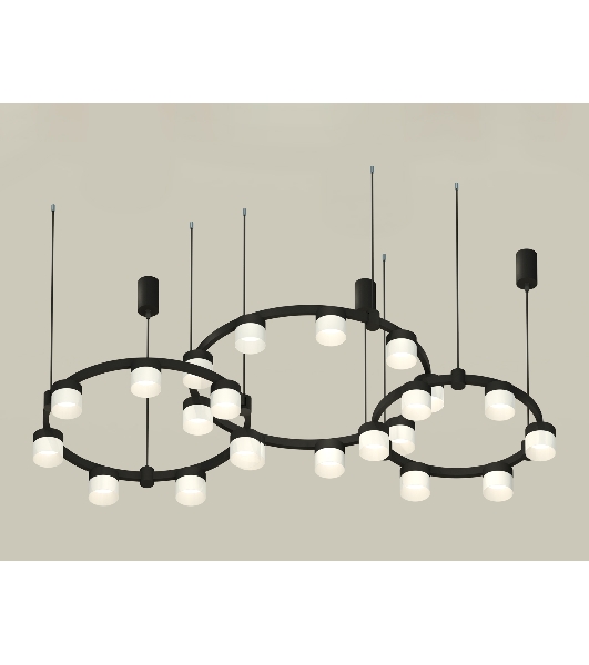 Светильник Ambrella light XR92092210/22 SBK/FR черный песок/белый матовый GX53 (A9209, C9242, C9238, C9232, N8402)