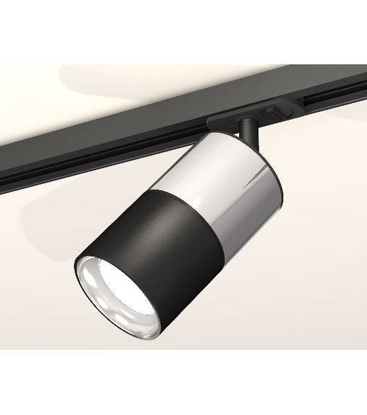 Светильник Ambrella light XT7402070 SBK/PSL/PBK черный песок/серебро полированное/черный полированный MR16 GU5.3