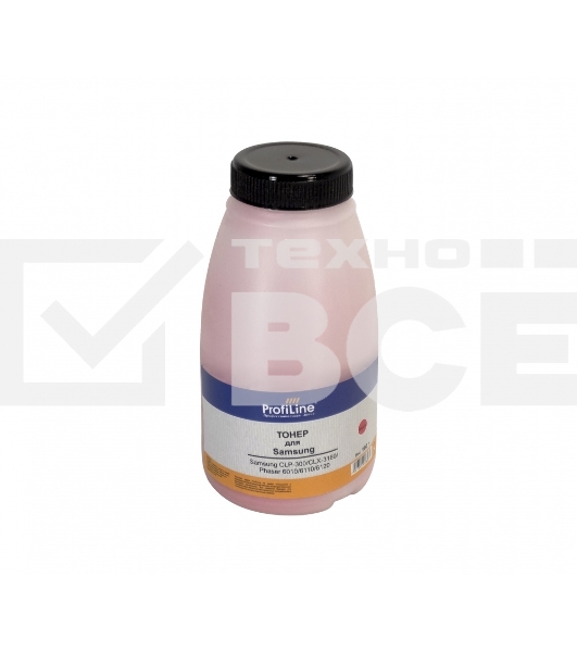 Тонер для принтеров Samsung CLP-300/CLX-3160/Phaser 6010/6110/6120/WC 6000/6015 magenta 100гр ProfiLine Фасовка РФ