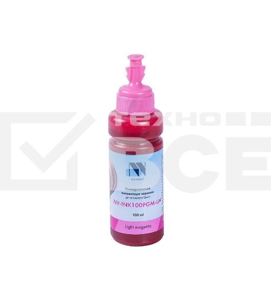 Чернила NV-INK100 универсальные Light Magenta пигментные для аппаратов Epson (100ml) Китай