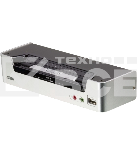 Переключатель, электрон., KVM+Audio+USB 2.0, 1 user USB+HDMI => 2 cpu USB+HDMI, соШнур. USB 2х1.8м., настол., исп.стандарт, без OSD, некаскад.. CUBIQ 2 PORT HDMI KVMP SWITCH W/1.8M
