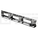 Монтажное оборудование Hyperline CMV-42U-ML Металлический вертикальный кабельный организатор с крышкой 42U, для шкафов TTC, TSC шириной 800 мм, черный (RAL 9004) ( 1 шт), фото 1