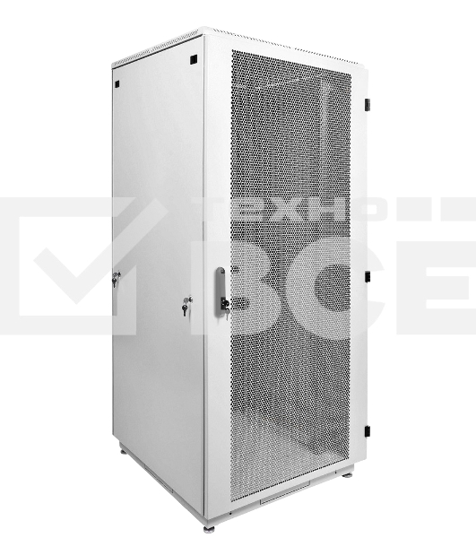 Шкаф коммутационный ЦМО ШТК-М-42.8.8-4ААА 42U 800x820мм пер.дв.перфор. задн.дв.стал.лист 2 бок.пан. 500кг белый