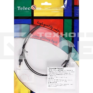 Оптический кабель (Toslink)-M -- >(Toslink)-miniM ,1m, Telecom <TOC2023-1M>