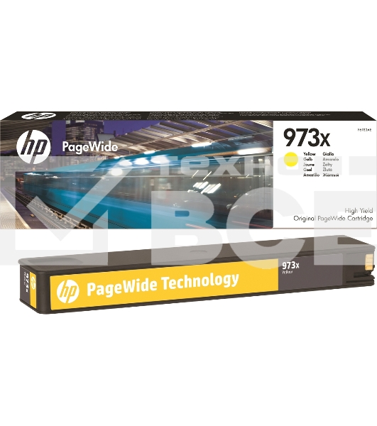 Картридж струйный HP 973XL F6T83AE желтый для HP PW Pro 477dw/452dw (7000стр.)