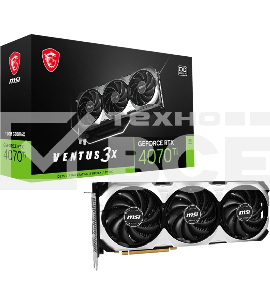 Видеокарта MSI RTX4070Ti VENTUS 3X E1 12GB OC RTL
