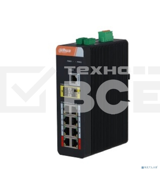 Коммутатор Dahua DH-IS4210-8GT-120 8x1Гбит/с 2SFP 8PoE 120W управляемый