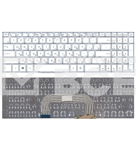 Клавиатура для ноутбука Asus VivoBook 17 X705U белая