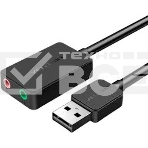 Внешняя звуковая карта Vention USB Черная, шт., фото 1