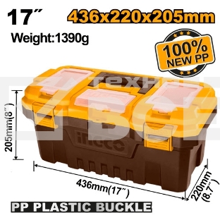 Инструментальный ящик Ingco PBX1701 Размер : 436мм220мм205мм,Материал: PP, вес: 1390g,Max нагр : 15Кг