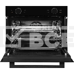 Встраиваемый духовой шкаф Kuppersberg KMW 612 Black с СВЧ, 45 см, 50л, 12 режимов, гидролизная очистка, черный, фото2