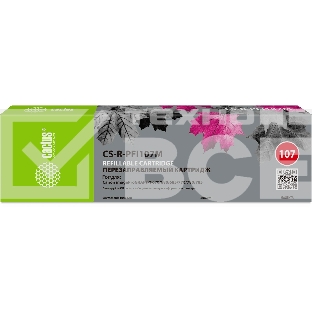 Картридж перезаправляемый струйный Cactus CS-R-PFI107M пурпурный для Canon imageProGRAF iPF670/680/685/770/780/785 без чипа