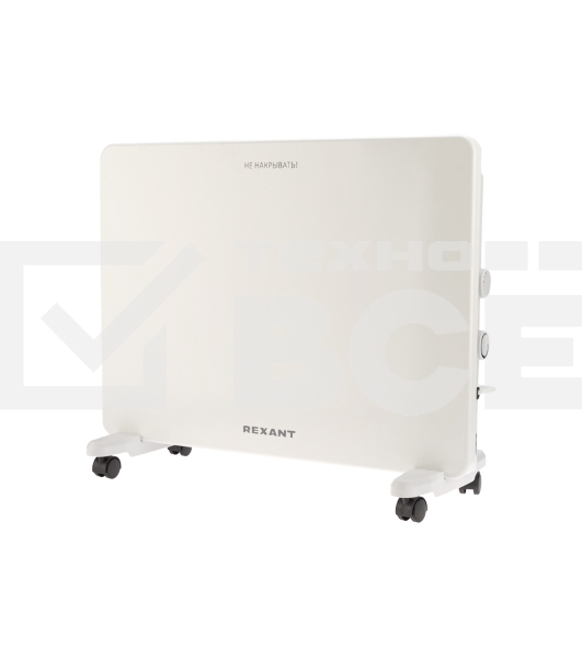Конвектор Rexant белый 1500 Вт, 20 м2, механический термостат