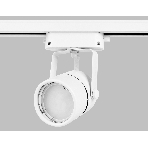 Трековый однофазный светильник со сменной лампой Ambrella light GL5101 WH белый GU10 max 12W, фото 1