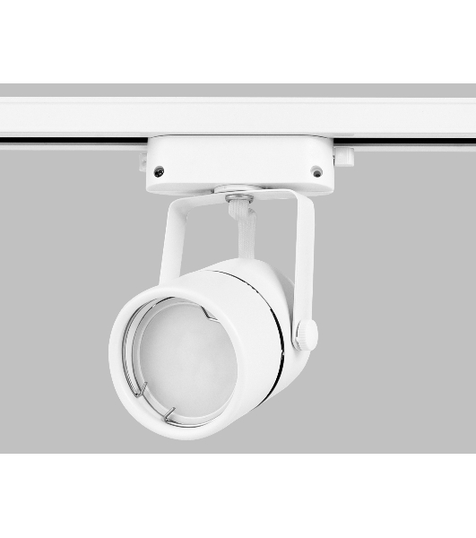 Трековый однофазный светильник со сменной лампой Ambrella light GL5101 WH белый GU10 max 12W