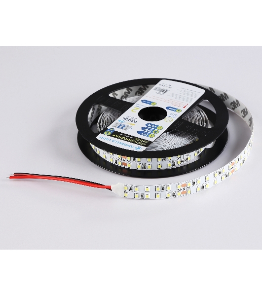 Светодиодная лента Ambrella light GS3703 2835 240Led /24W m/ 24V IP20 6500K/ 5000*14*1.2mm (2 конт.)