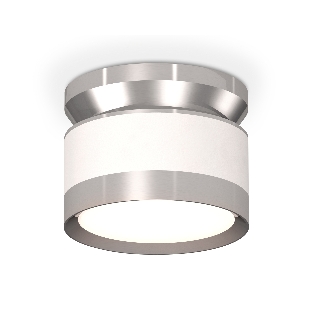 Светильник Ambrella Light XS8101055 SWH/PSL белый песок/серебро полированное GX53 (N8904, C8101, N8118)