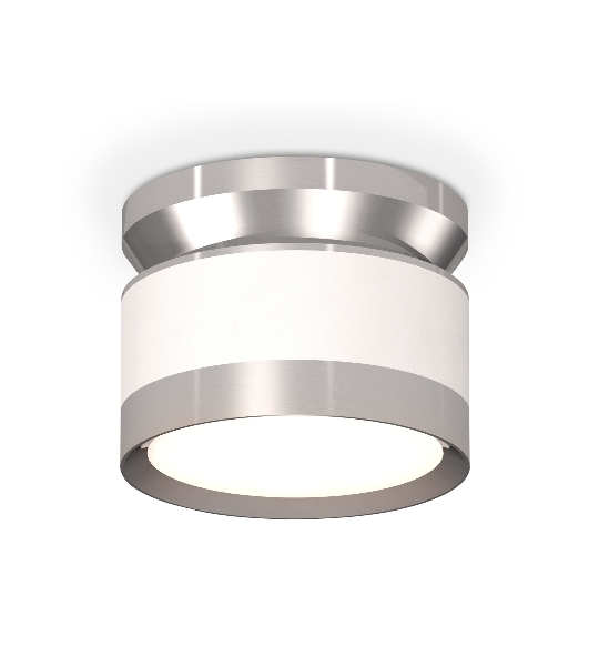Светильник Ambrella Light XS8101055 SWH/PSL белый песок/серебро полированное GX53 (N8904, C8101, N8118)