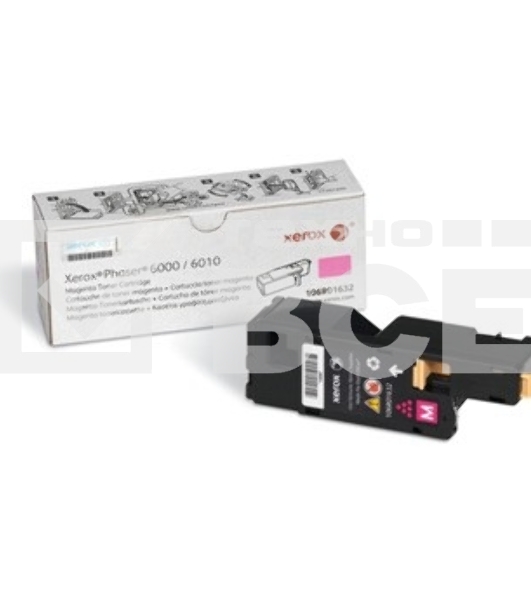 Картридж лазерный Xerox 106R01632 пурпурный для Xerox Ph 6000/6010N/WC 6015 (1000 стр.)(Channels)