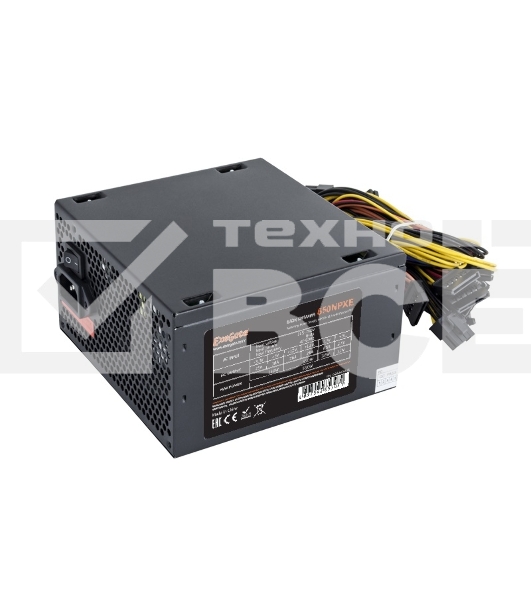 Блок питания Exegate 650NPXE (EX264476RUS-S), 650Вт, 120мм, черный