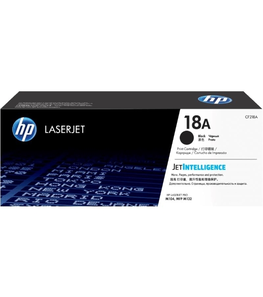 Тонер-картридж HP 18A CF218A черный для HP LJ Pro M104/M132 (1400 стр.)