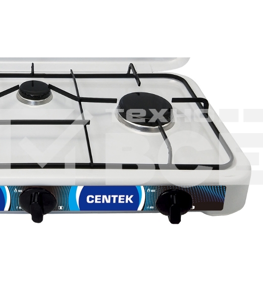 Газовая плита Centek CT-1522  белый  Centek CT-1522 (белая), 3 конфорки, КРЫШКА, сменные форсунки баллон/магистраль