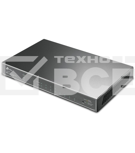 Коммутатор TP-Link JetStream 8-Port Gigabit Smart Switch with 4-Port PoE+, 4× Gigabit PoE+ Ports, 802.3at/af, 62 W PoE Power, Desktop Steel CaseIntegration with Omada SDN Controller, 802.1Q VLAN, STP/RSTP/MSTP, IGMP Snooping, 802.1p/DSCP QoS, ACL, 802.1x,