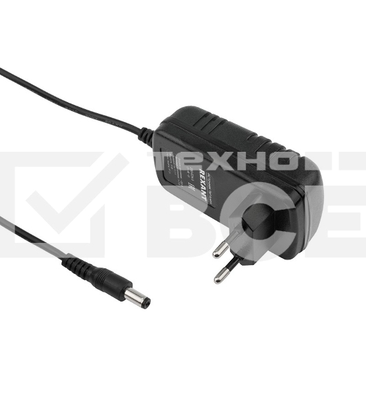 Источник питания 110-220 V AC/5 V DC 3 А 15 W с DC разъемом подключения 5.5х2.1, без влагозащиты (IP23)