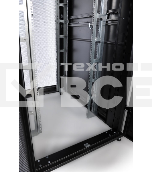 Шкаф серверный ЦМО ШТК-СП-42.8.12-48АА-9005 42U 800x1200мм пер.дв.перфор. задн.дв.перфор.2-хст. 2 бок.пан. 1350кг черный