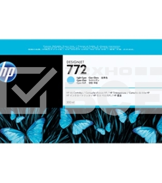 Картридж струйный HP №772 CN632A светло-голубой для HP DJ Z5200 (300мл)